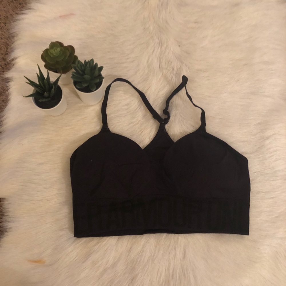 Under Armour sports bra- black Racerback